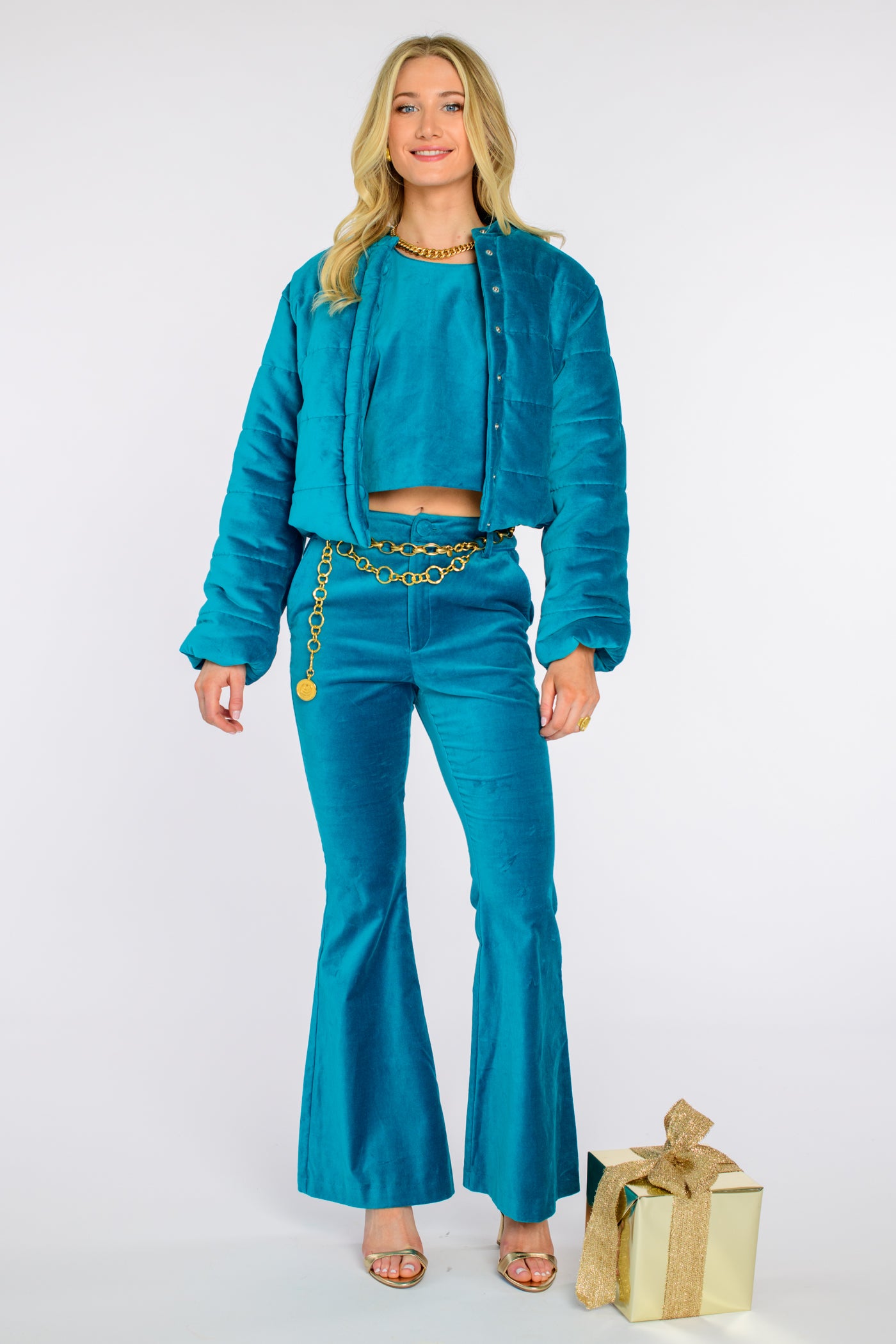 Jackie Top in Turquoise