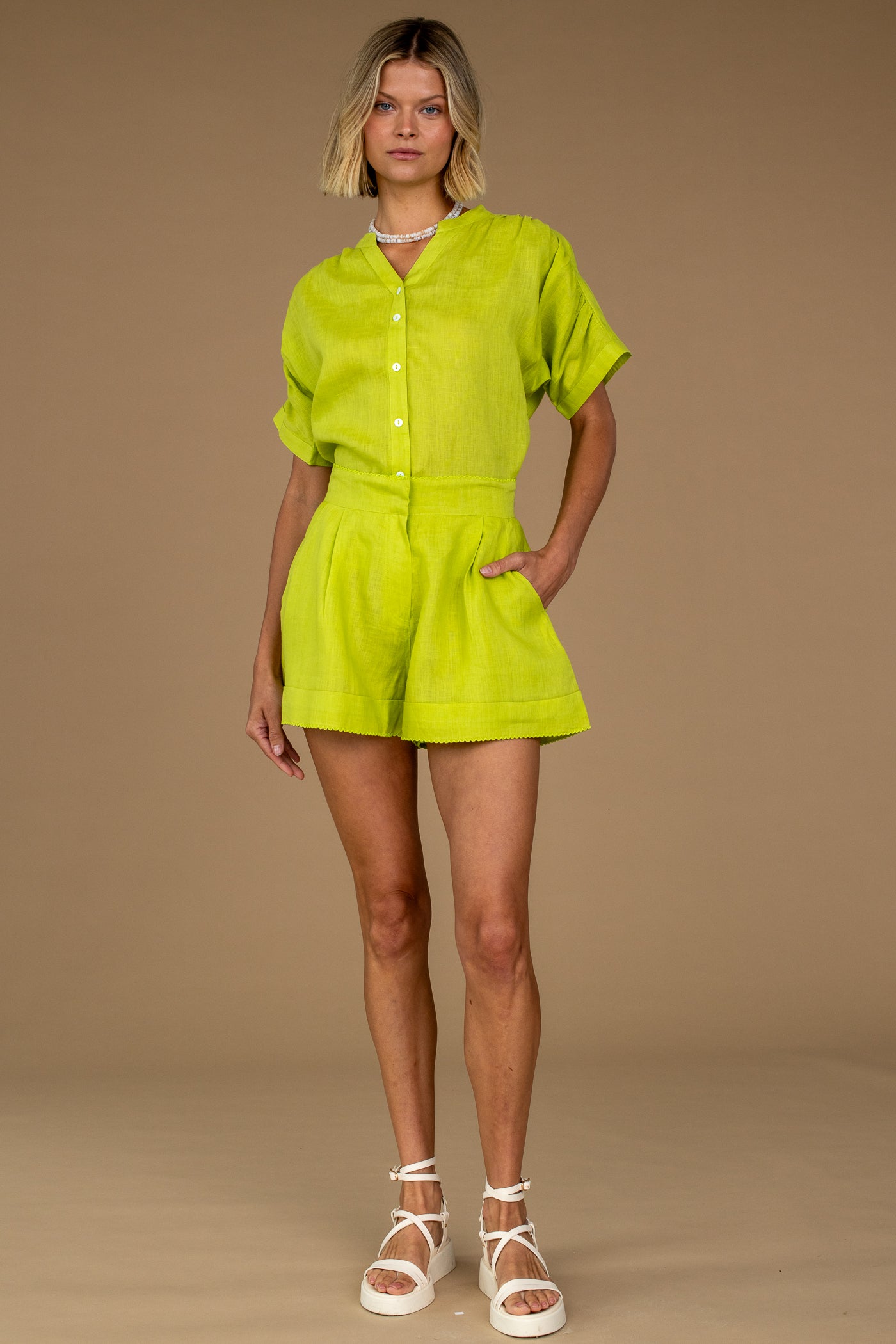 Sami Shorts in Pear