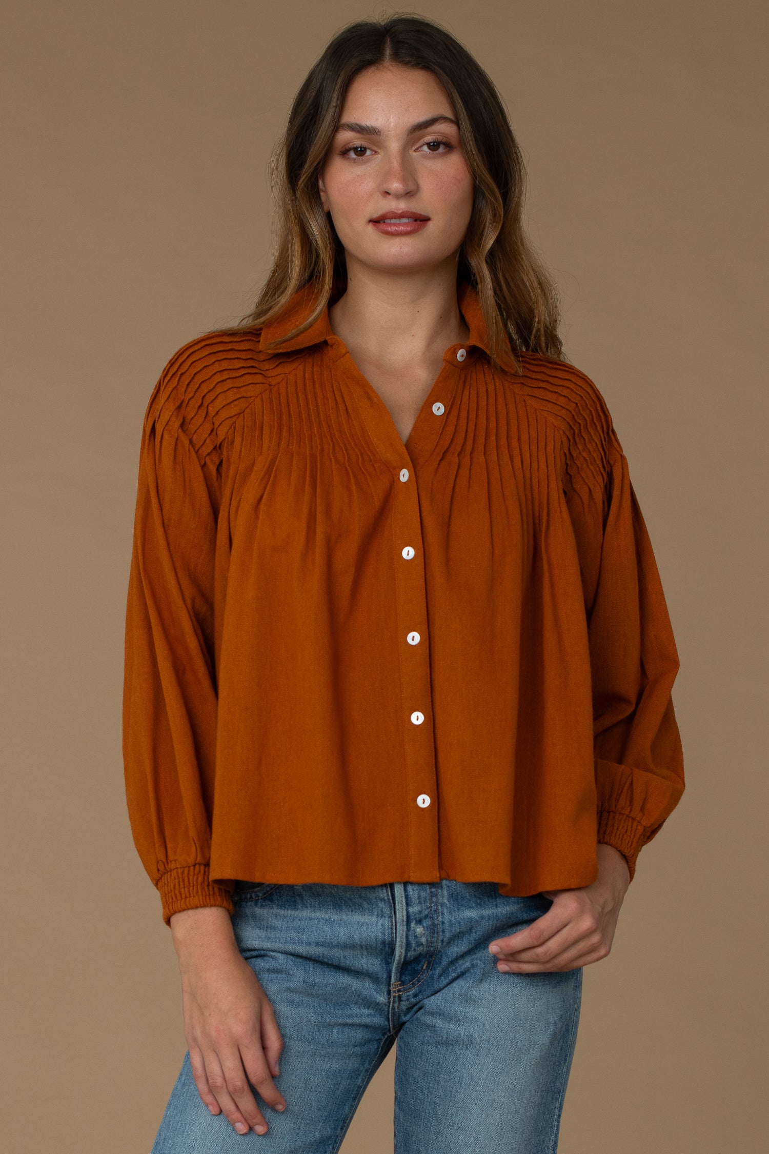 Peyton Top in Butterscotch