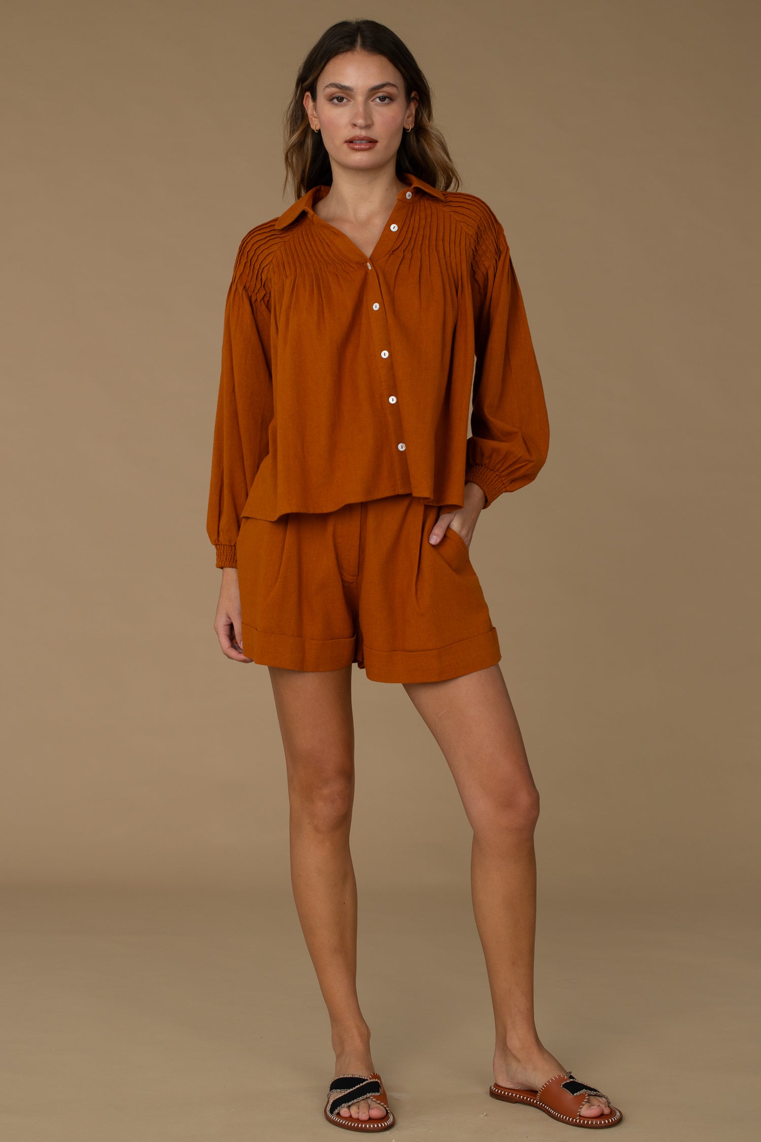 Sami Shorts in Butterscotch