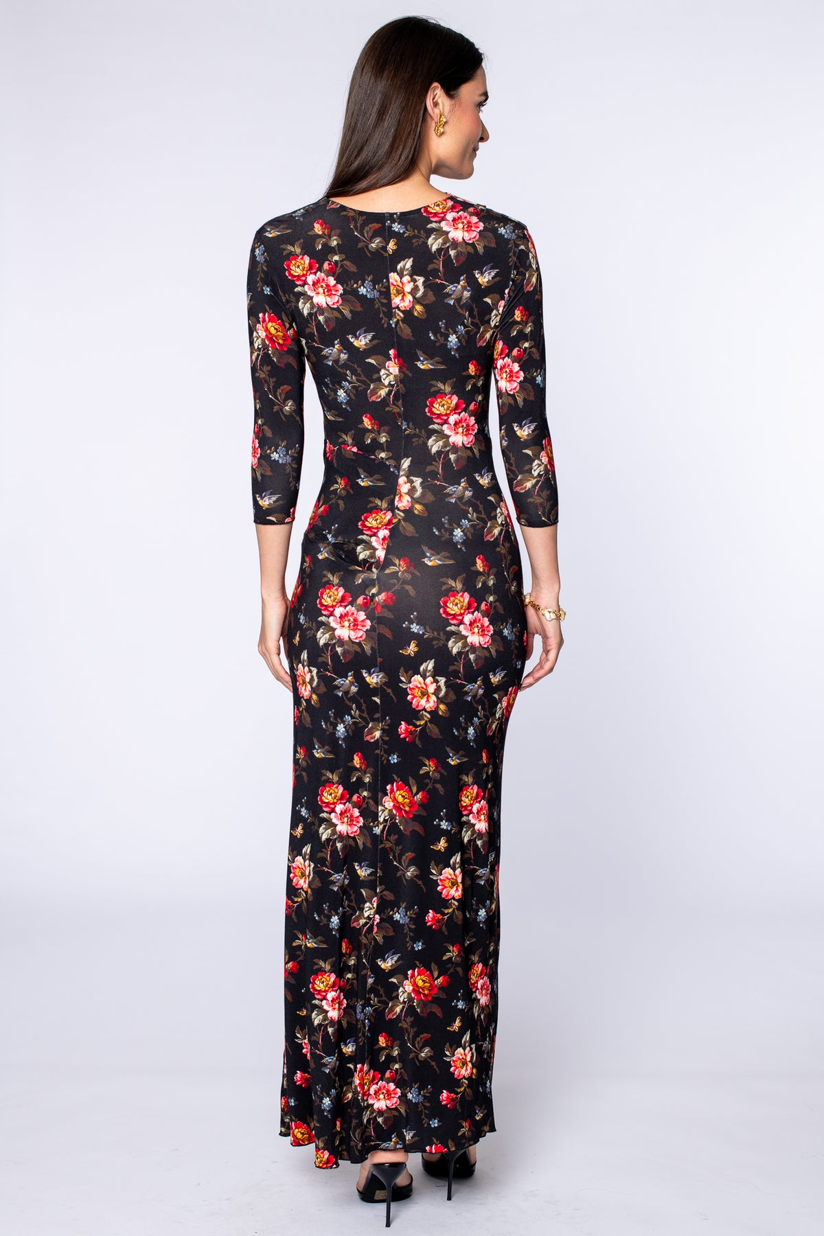 Jillian Dress in Antique Floral