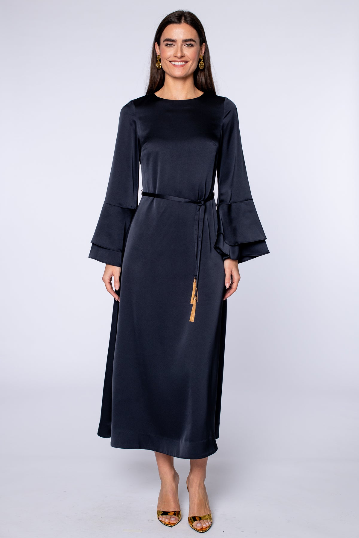 Lily Dress in Licorice