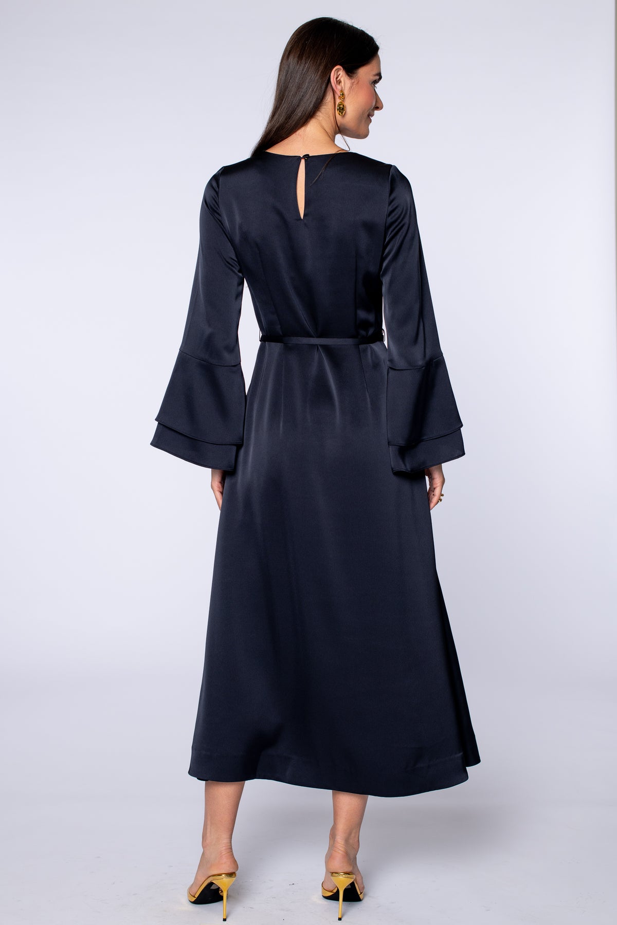 Lily Dress in Licorice