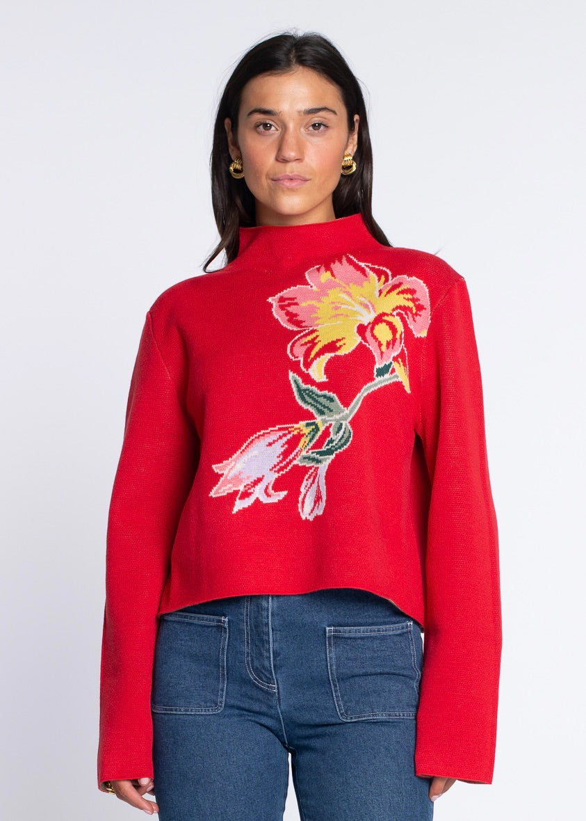 Stevie Sweater in Fall Blooms