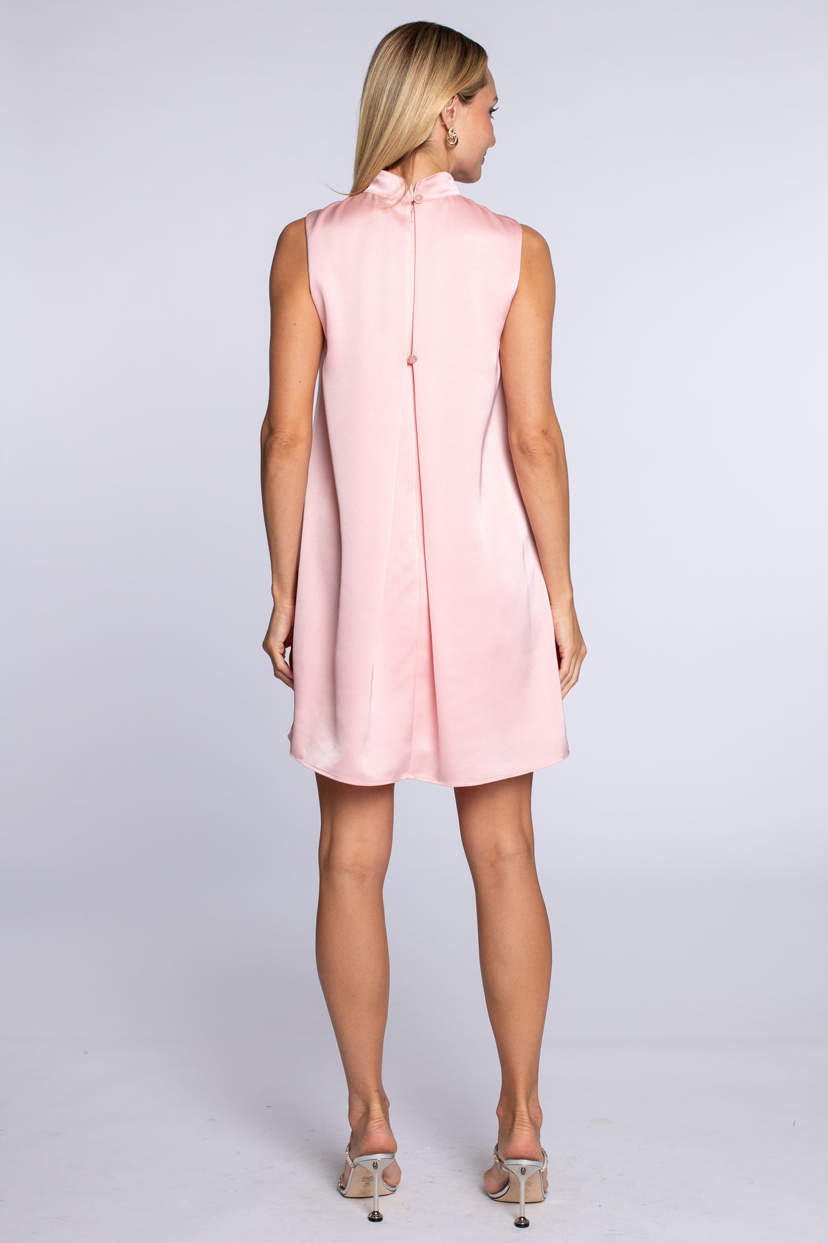 Teddie Dress in Ballet Pink