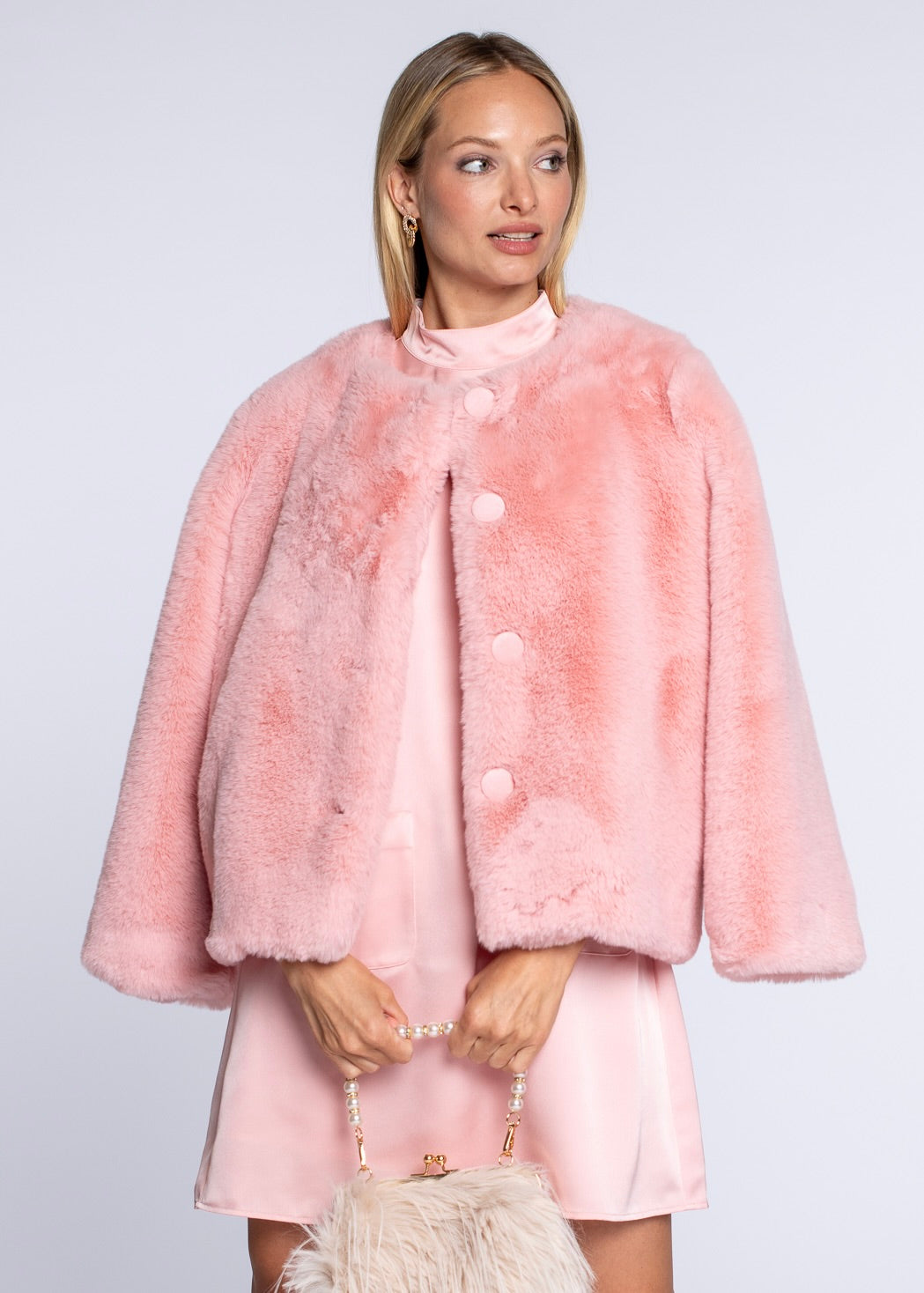 Adair Jacket in Ballet Pink