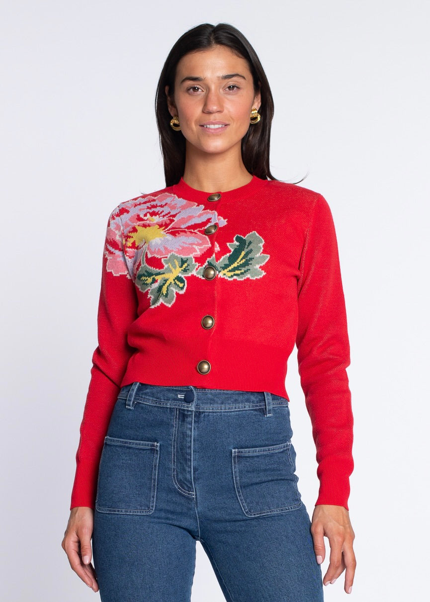 Naomi Cardigan in Fall Blooms