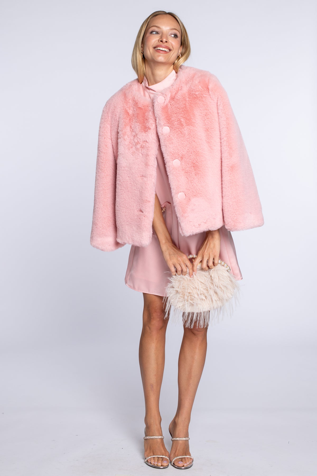 Adair Jacket in Ballet Pink