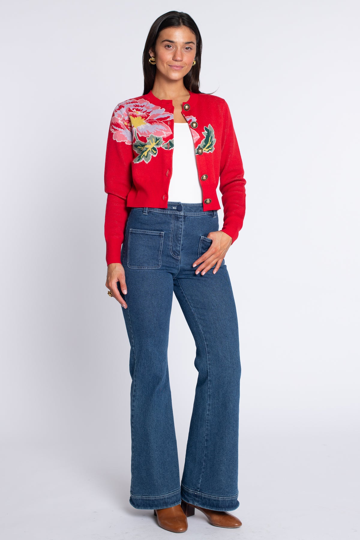 Naomi Cardigan in Fall Blooms