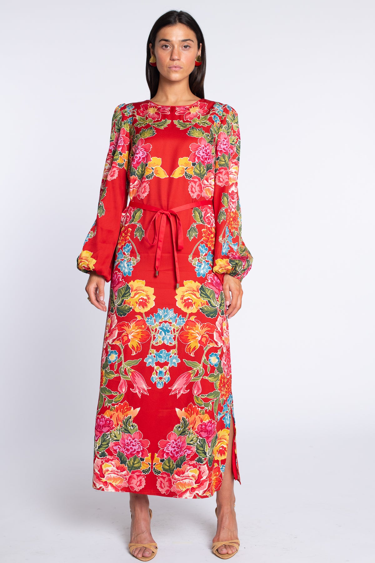 Dawn Maxi Dress in Fall Blooms