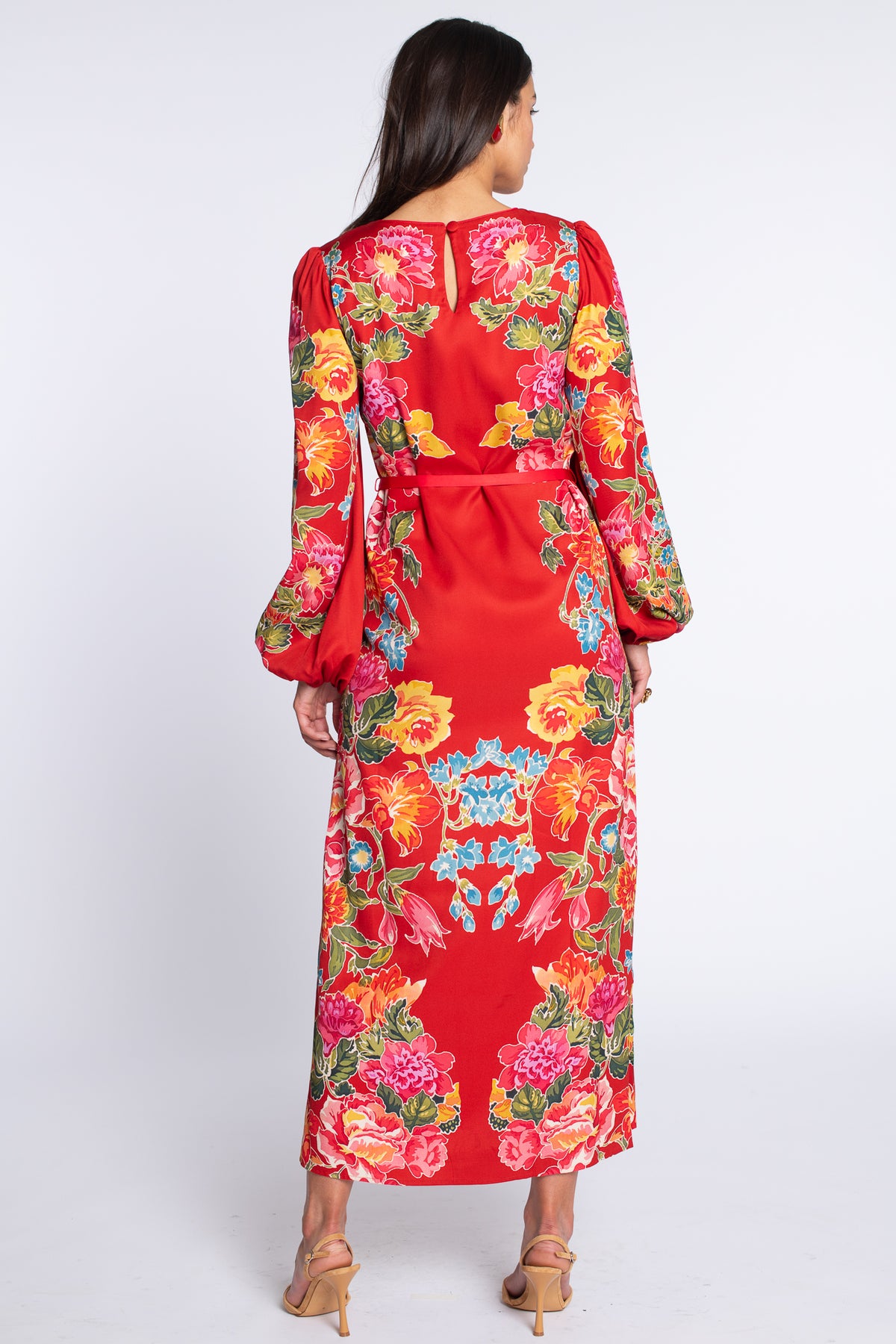 Dawn Maxi Dress in Fall Blooms