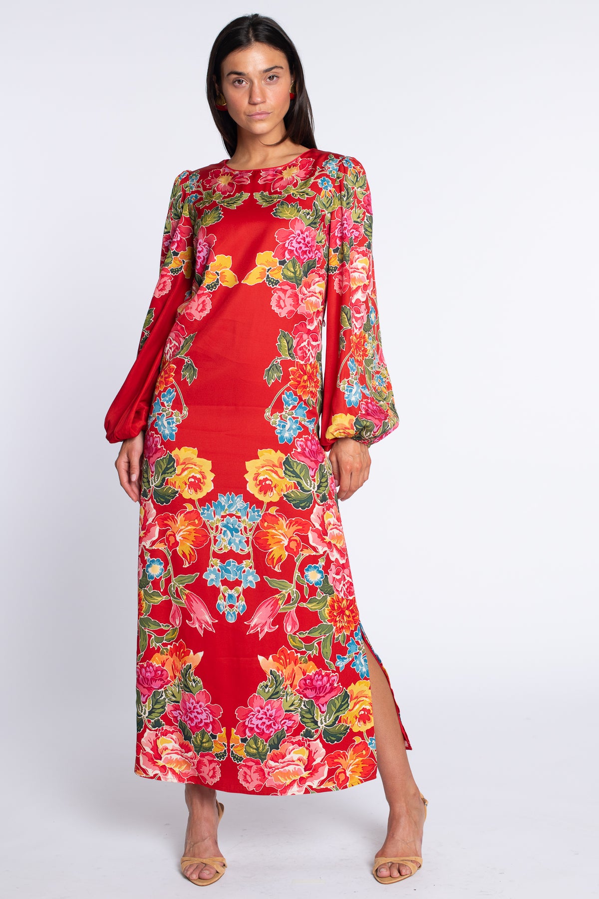 Dawn Maxi Dress in Fall Blooms