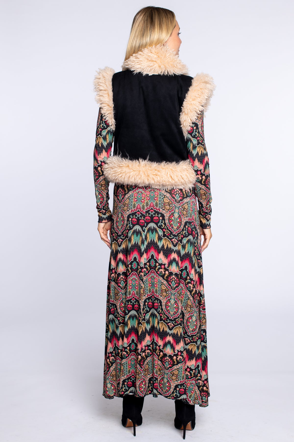 Lia Vest in Bargello Embroidery