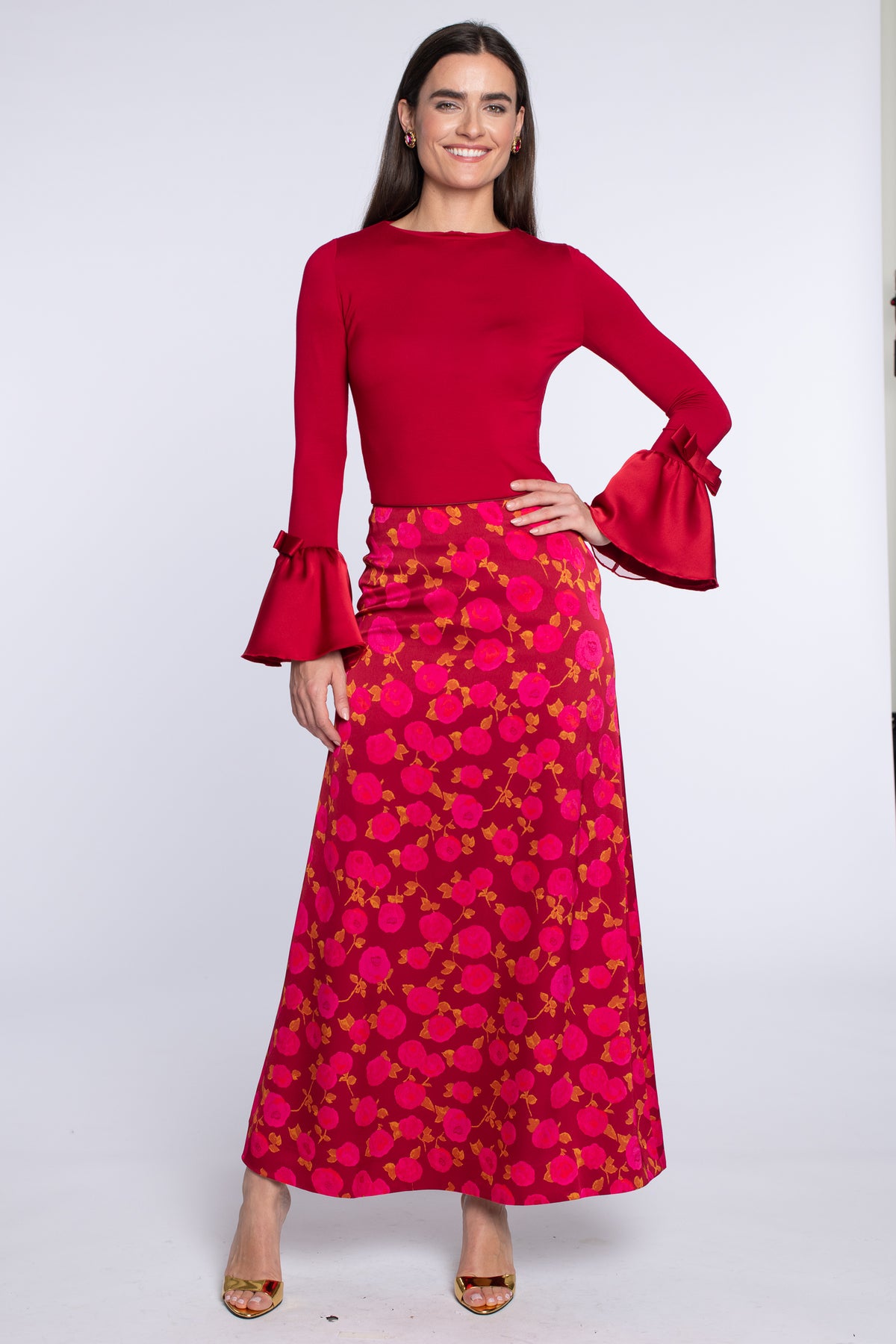 Cha Cha Top in Scarlett