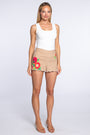 Jojo Shorts in Poppy Patch Iced Coffee