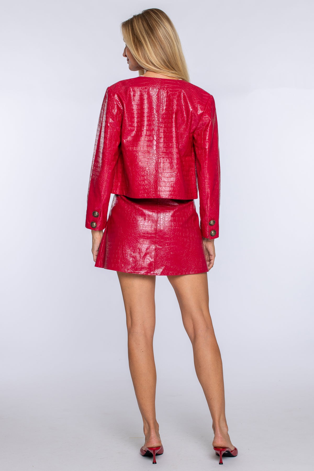 Remy Jacket in Scarlett Croc