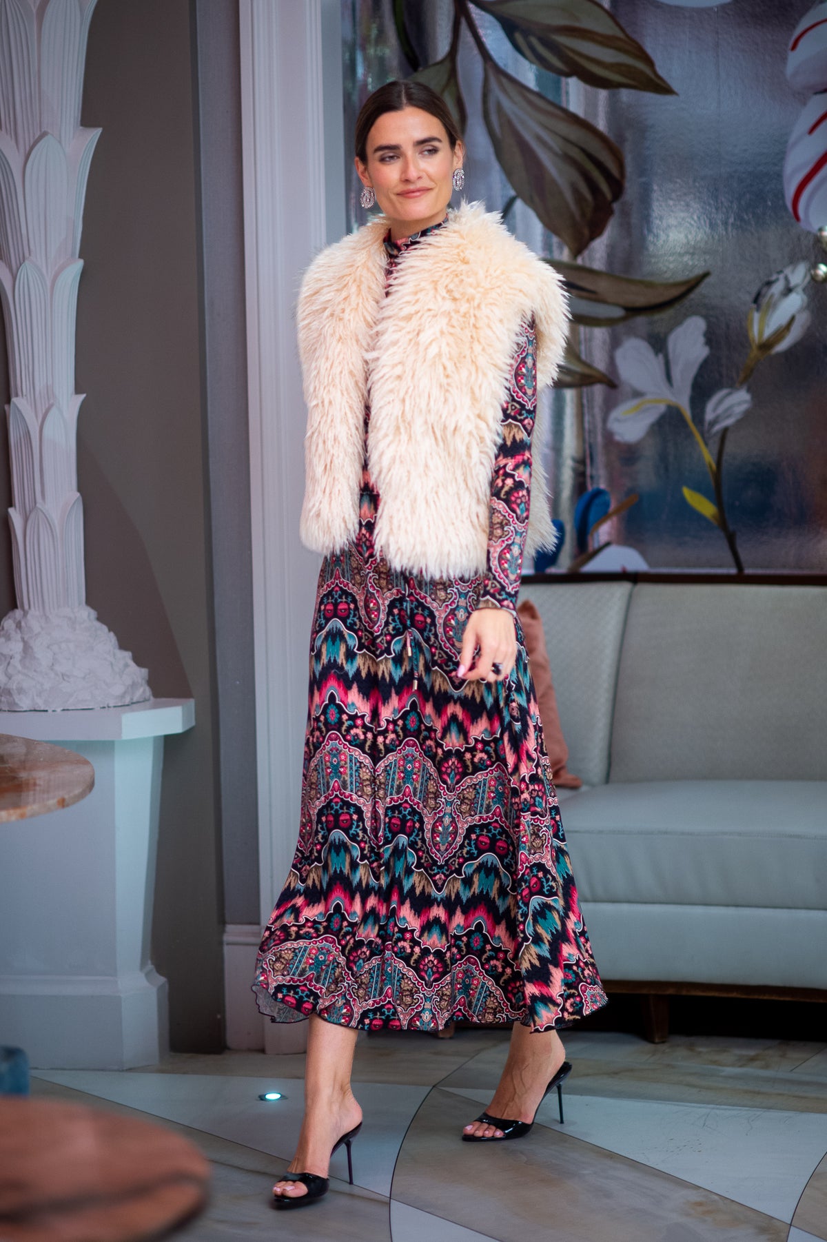 Lia Vest in Bargello Embroidery