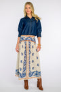 Phoebe Skirt in Handkerchief Ivory