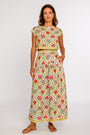 Phoebe Skirt in Teardrop Floral