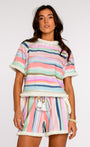 Tess Tee in Sherbet Stripe