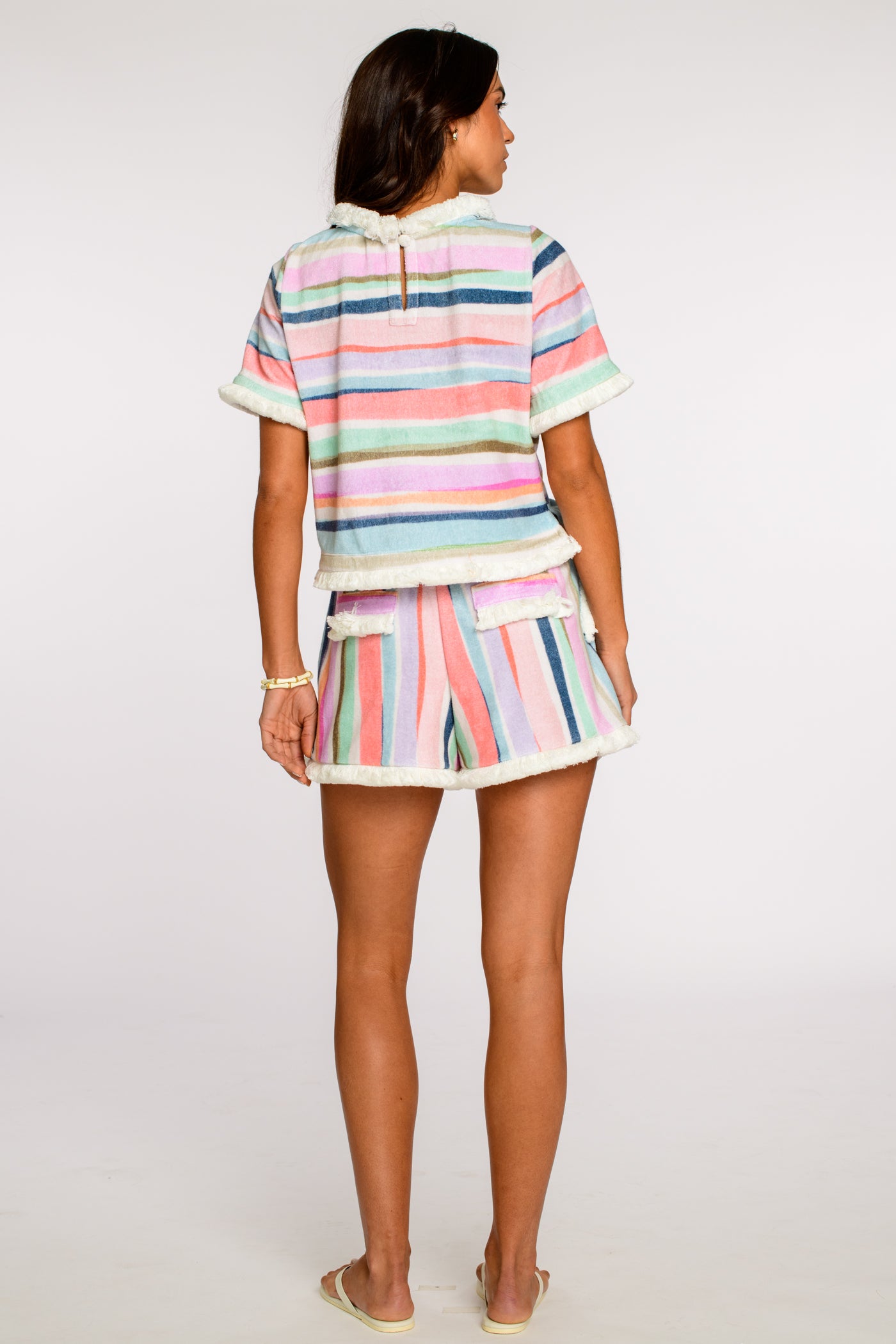 Tess Tee in Sherbet Stripe