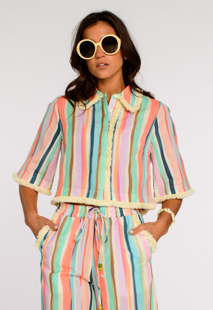 Blake Top in Sherbet Stripe