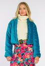 Frankie Bomber in Turquoise