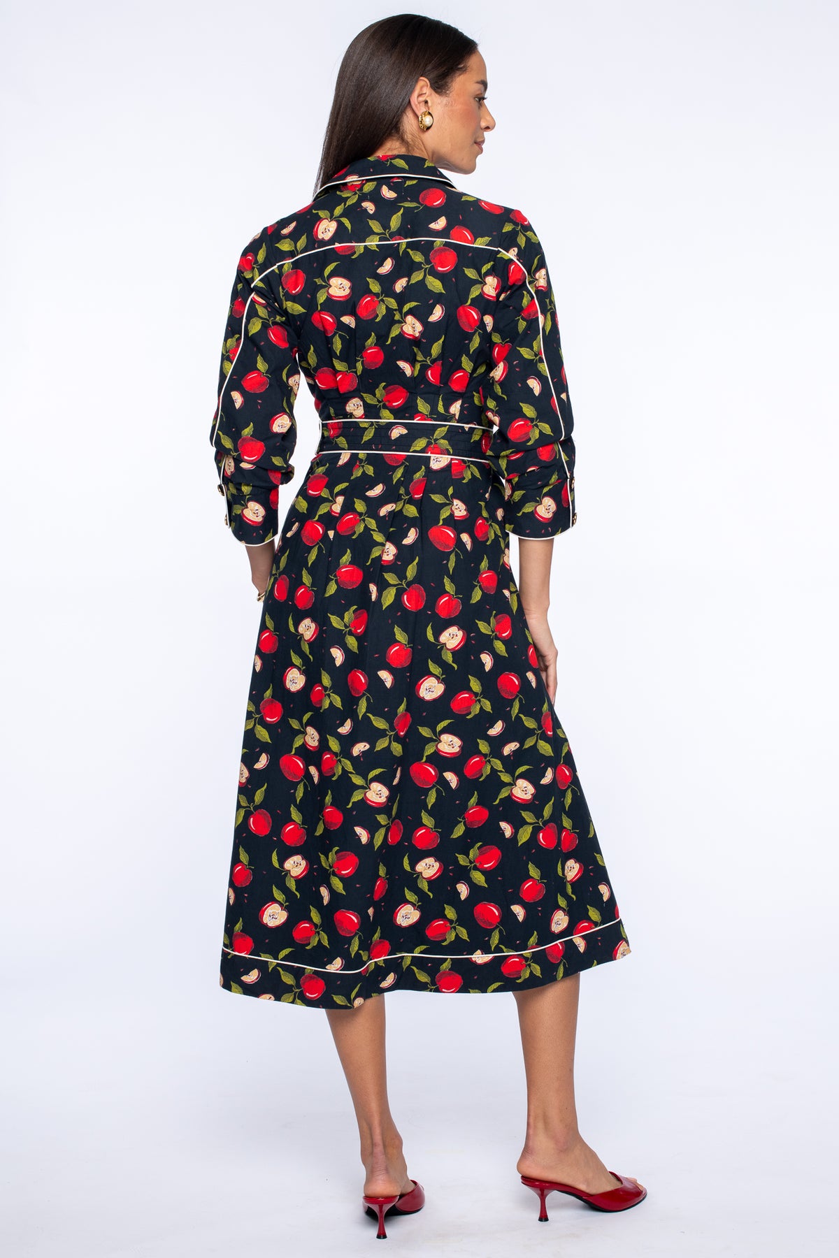 Carter Dress in Apples