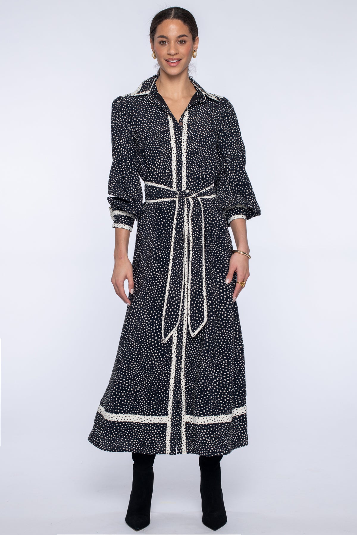 Berkley Dress in Mini Dots