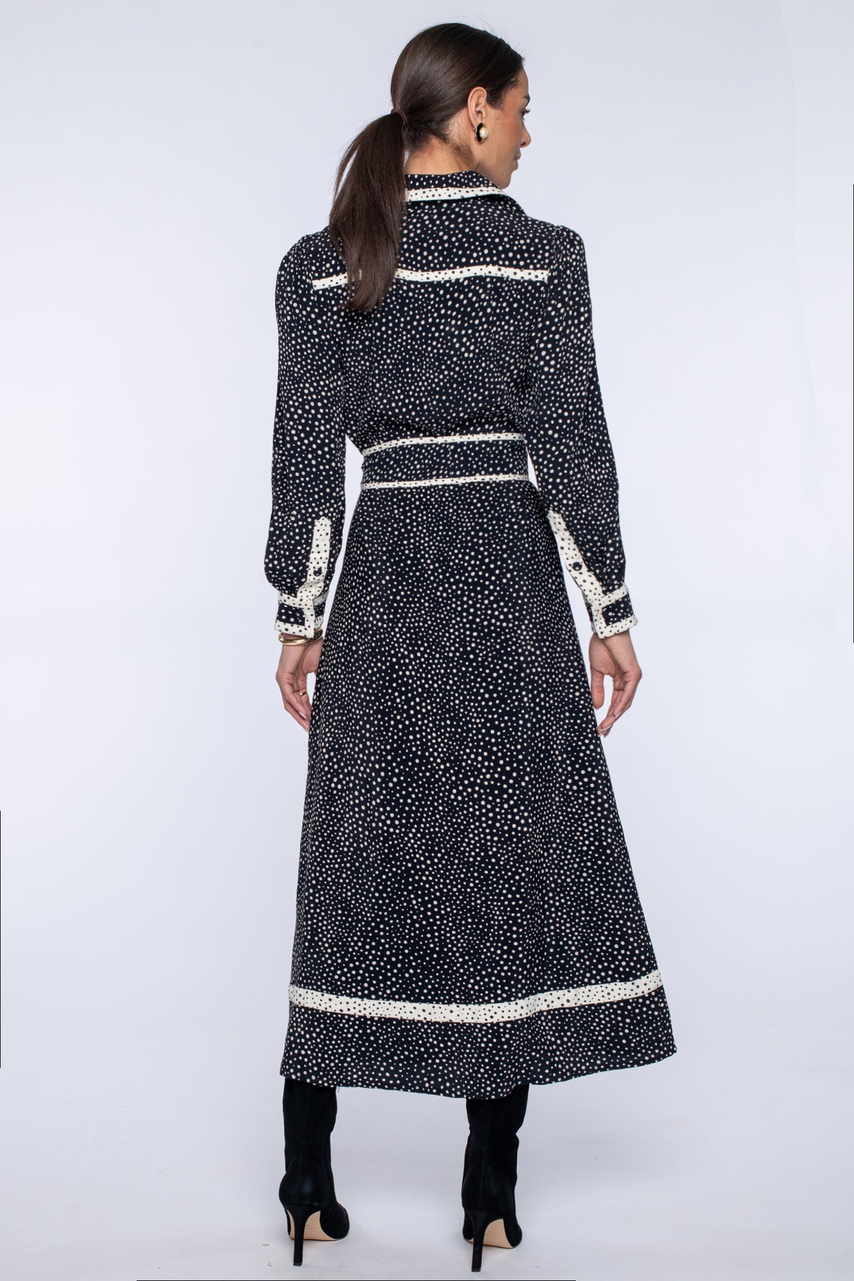 Berkley Dress in Mini Dots