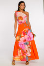 Penelope Skirt in Sunset Blooms