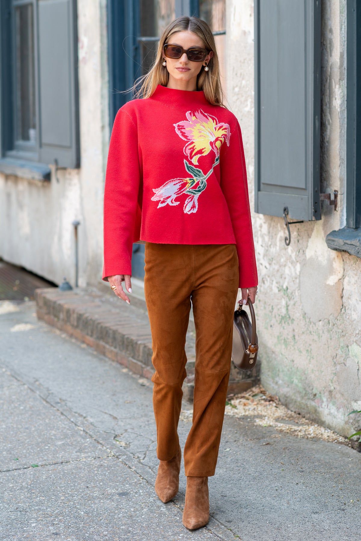 Stevie Sweater in Fall Blooms