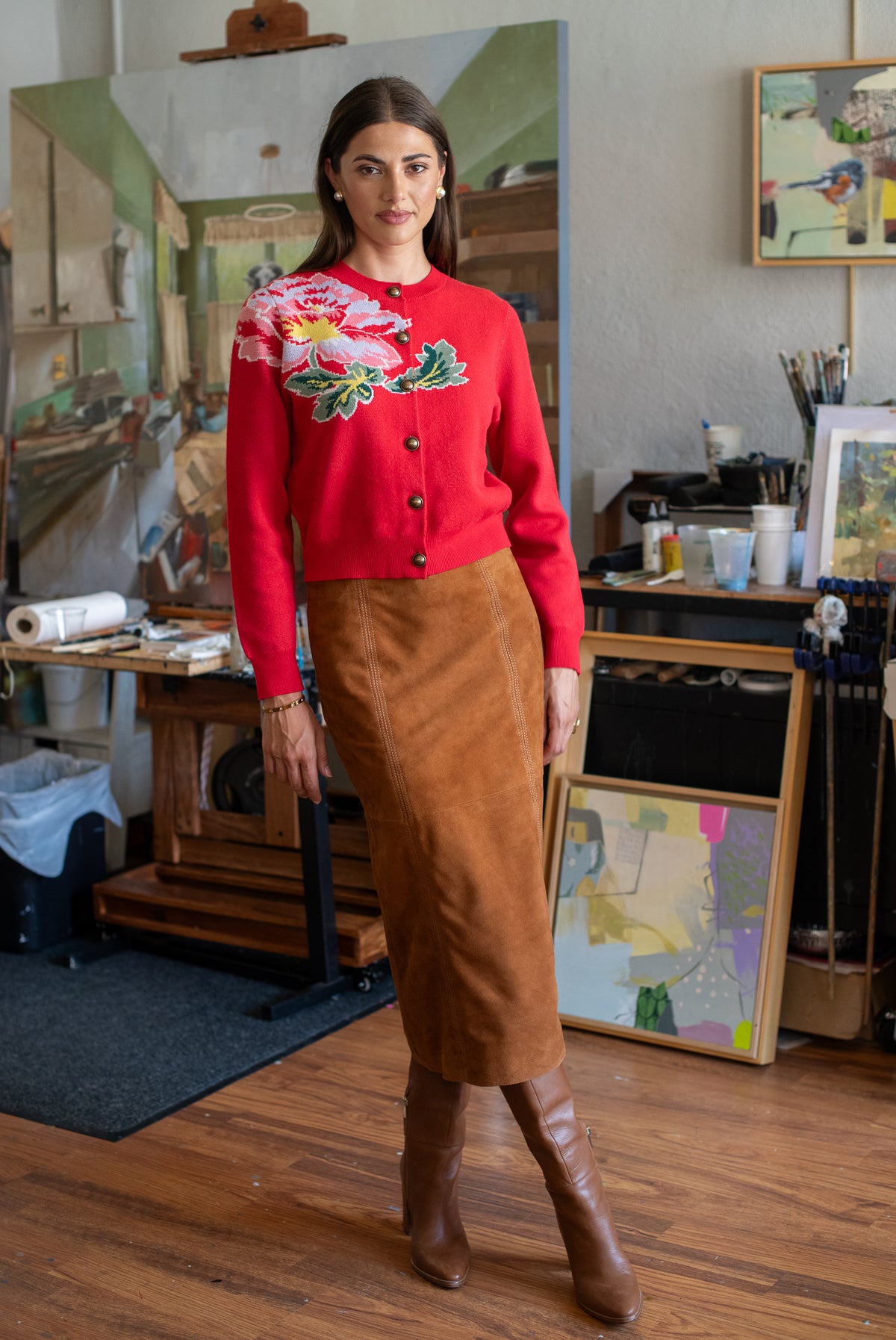 Naomi Cardigan in Fall Blooms