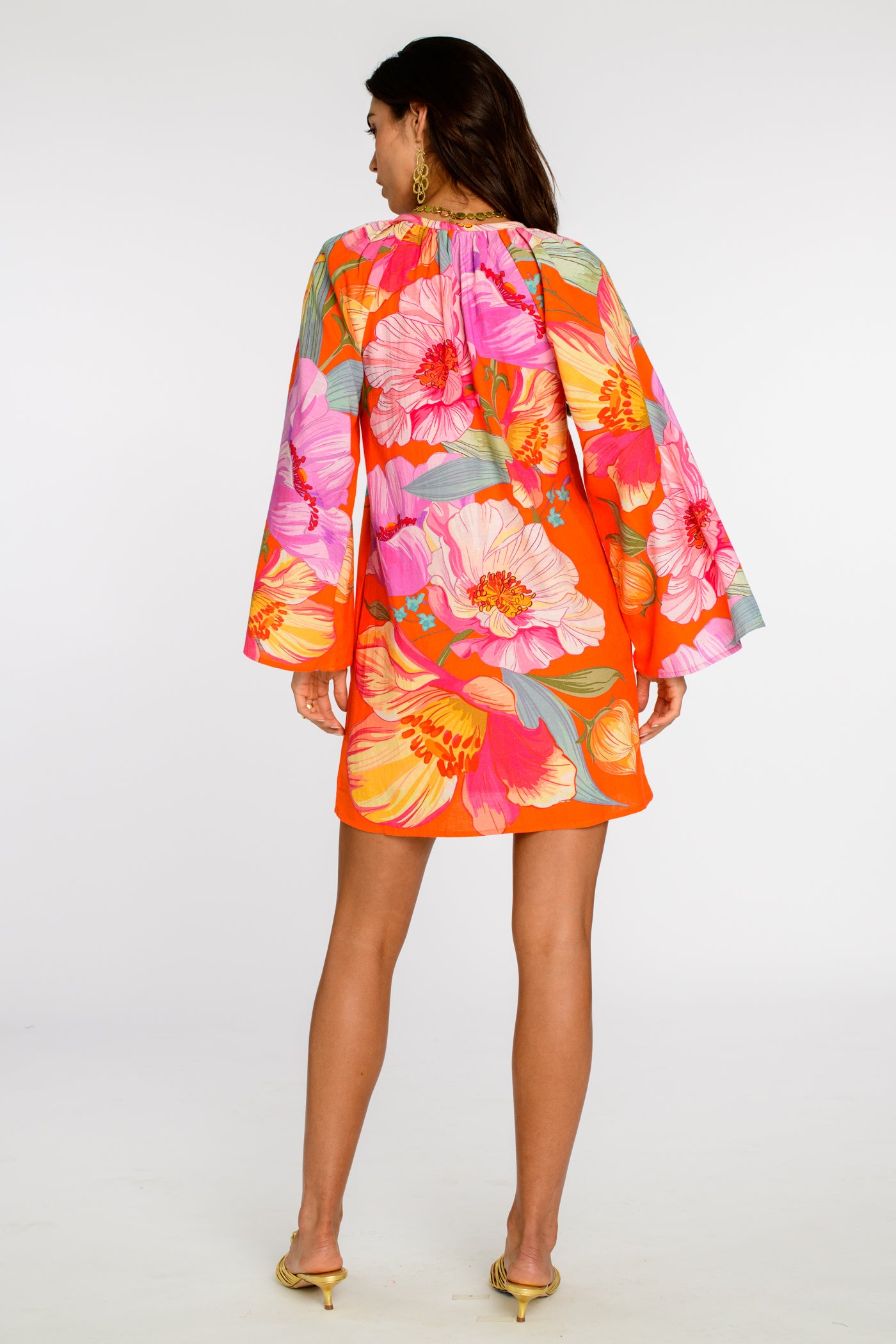 Chelsea Dress in Sunset Blooms