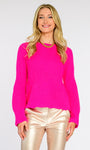 Parker Sweater in Hot Pink
