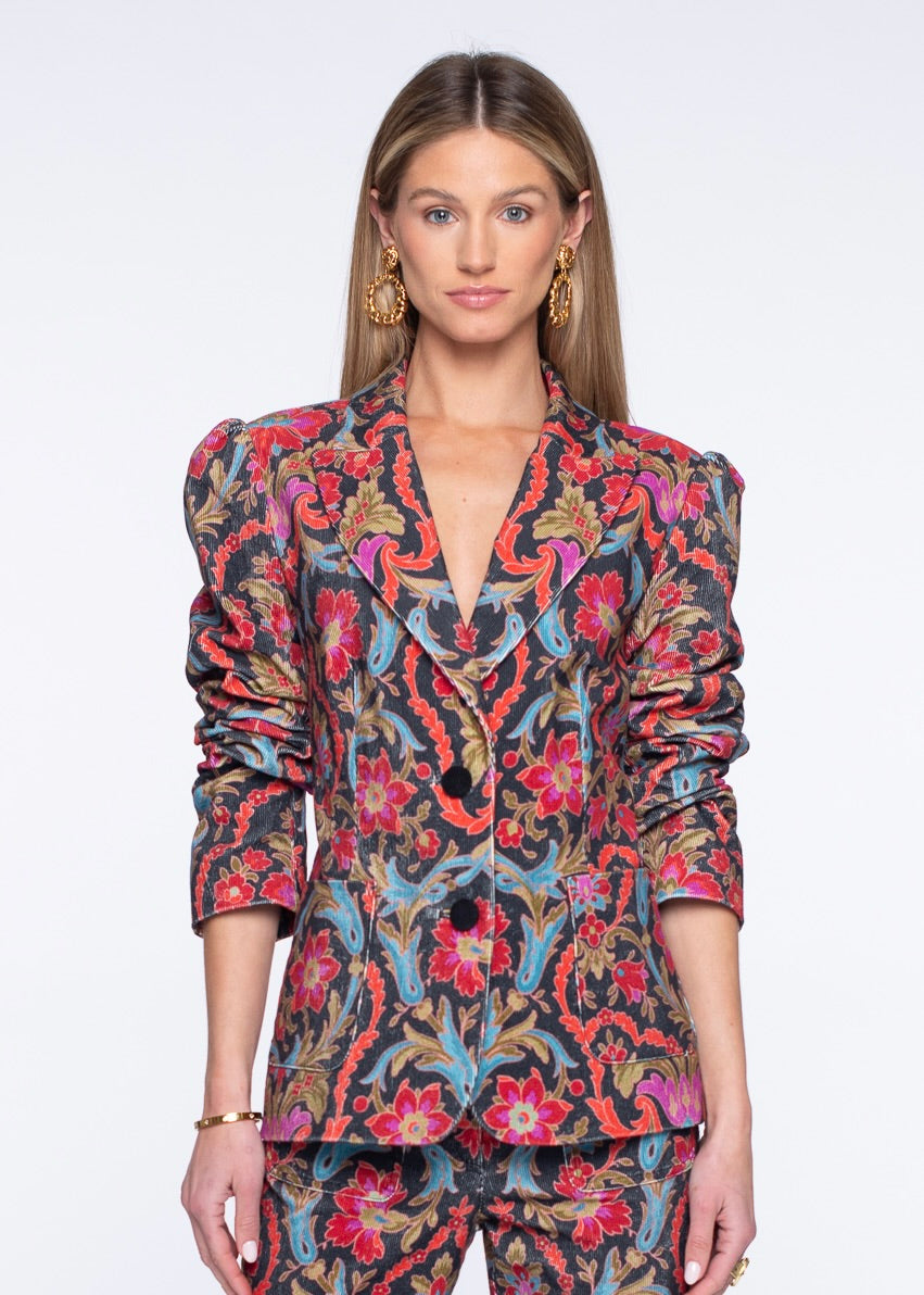 Elizabeth Blazer in Damask