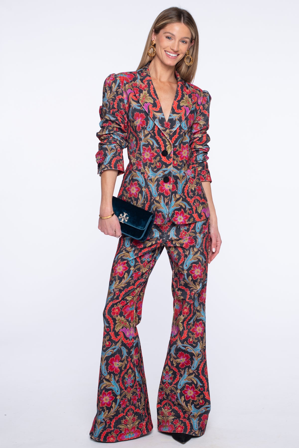 Elizabeth Blazer in Damask