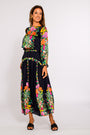 Phoebe Skirt in Centerpiece Black