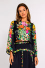 Gia Top in Centerpiece Black