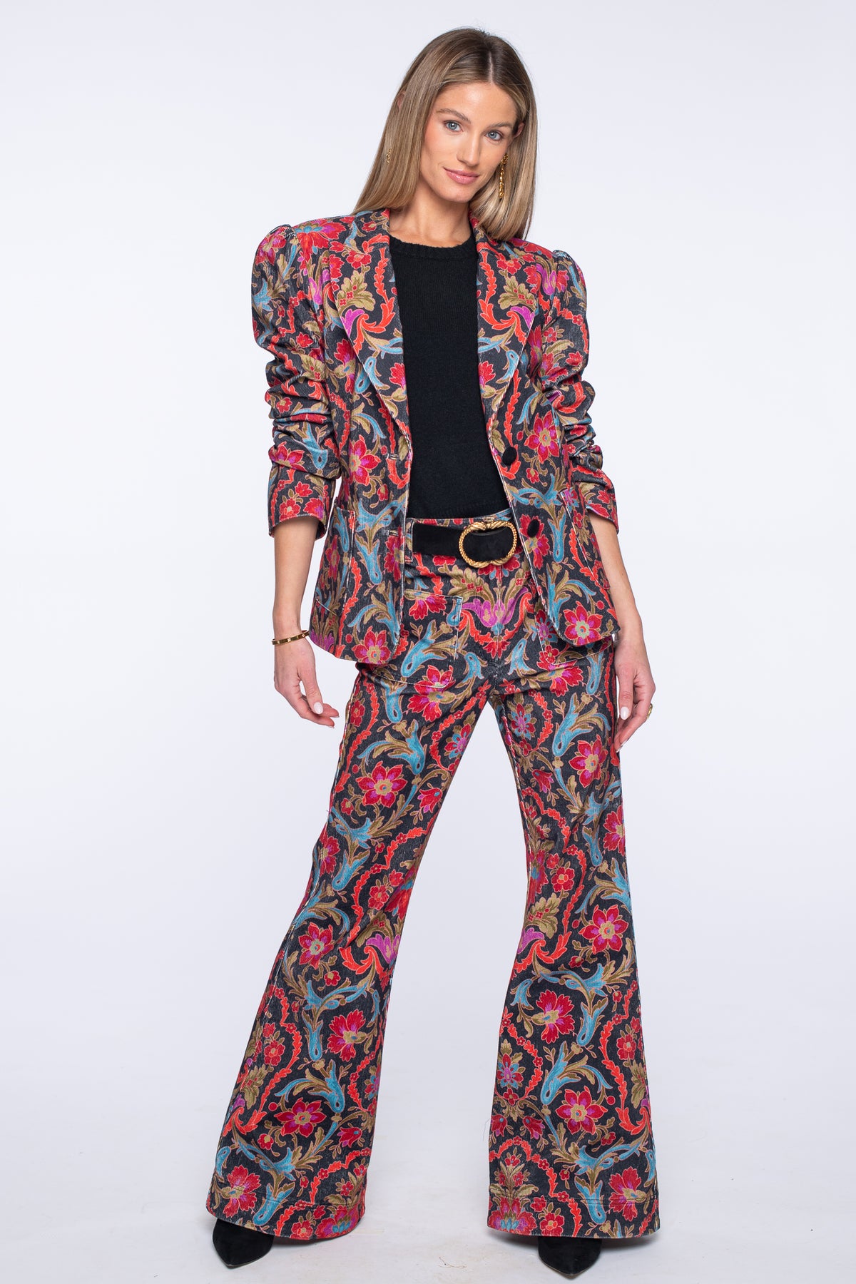 Elizabeth Blazer in Damask