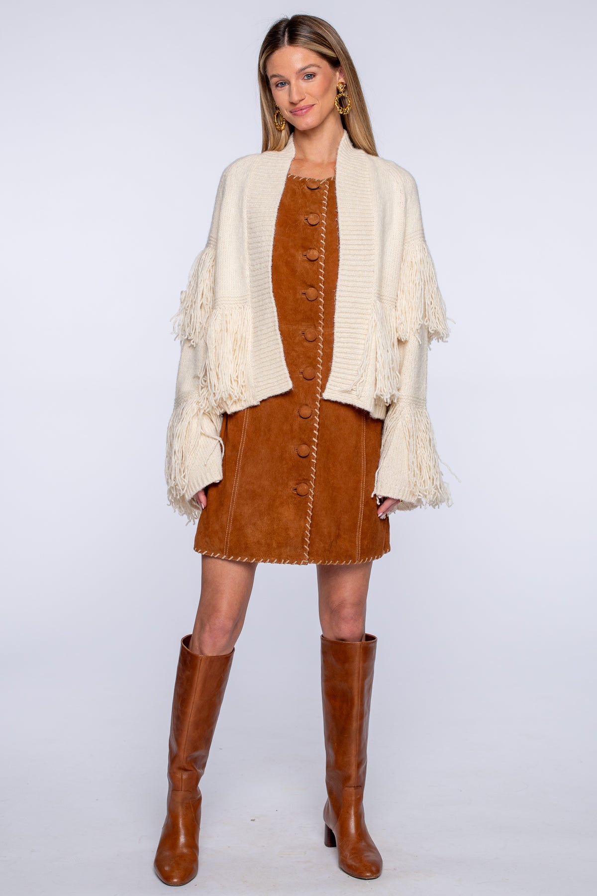 Carmen Cardigan in Off-White