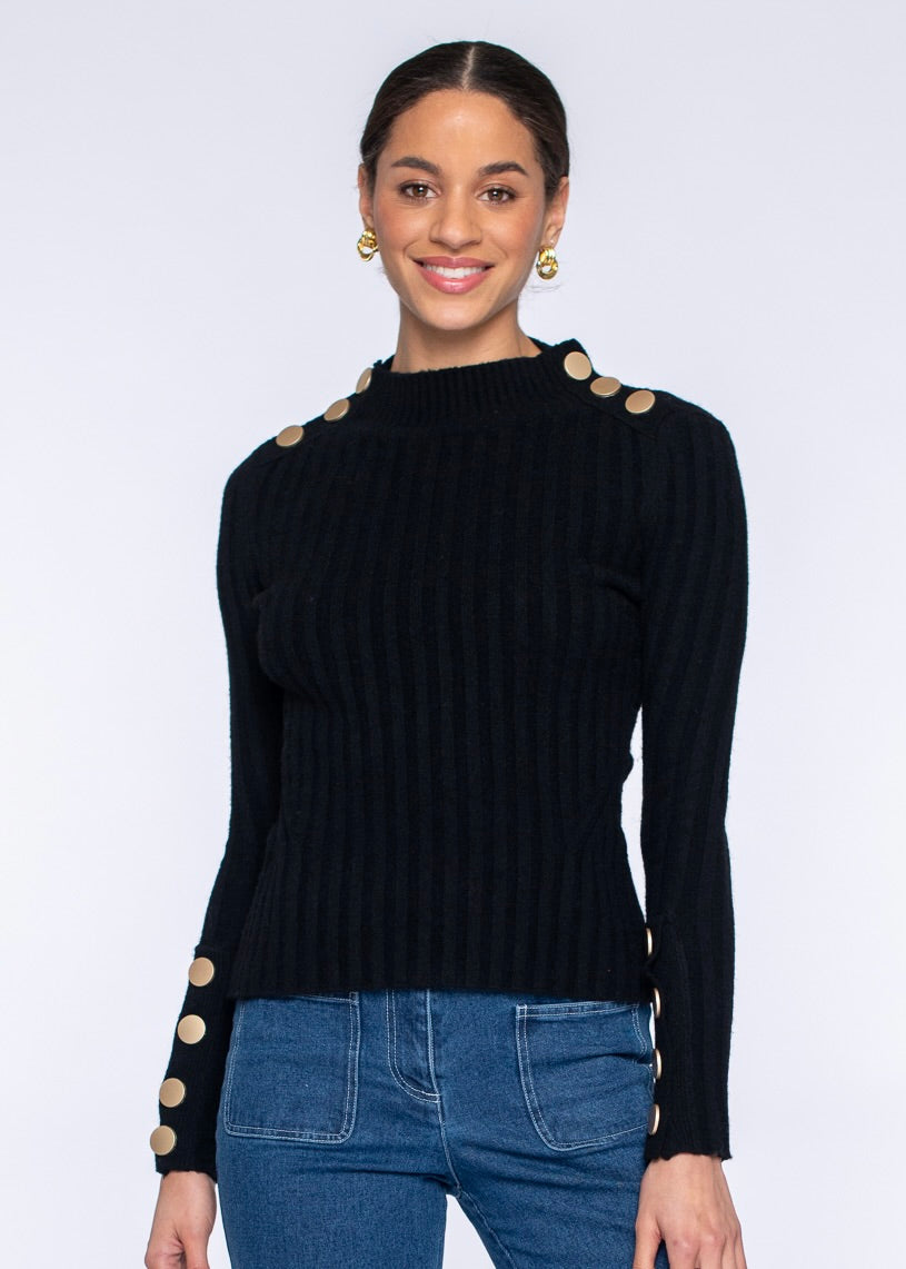 Stevie Sweater in Onyx
