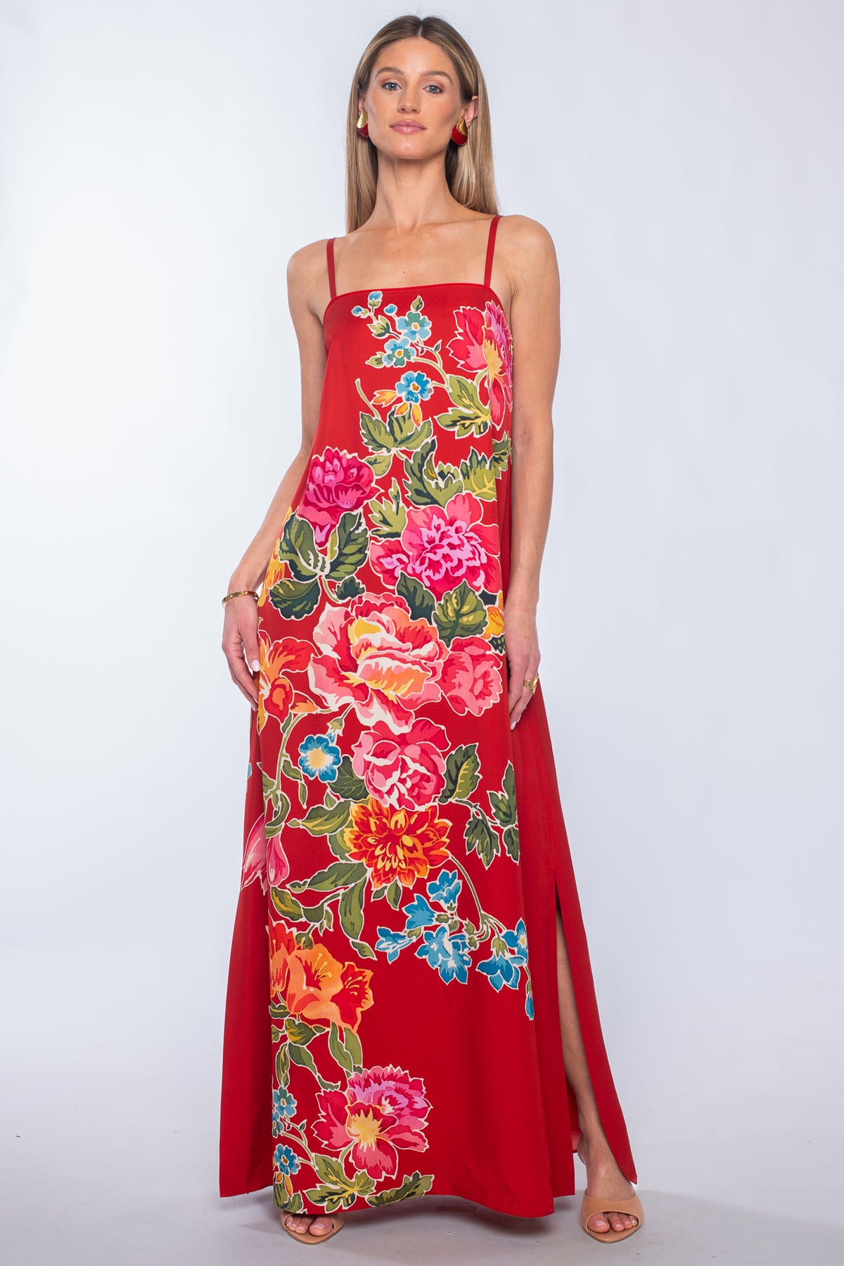 Betsy Dress in Fall Blooms