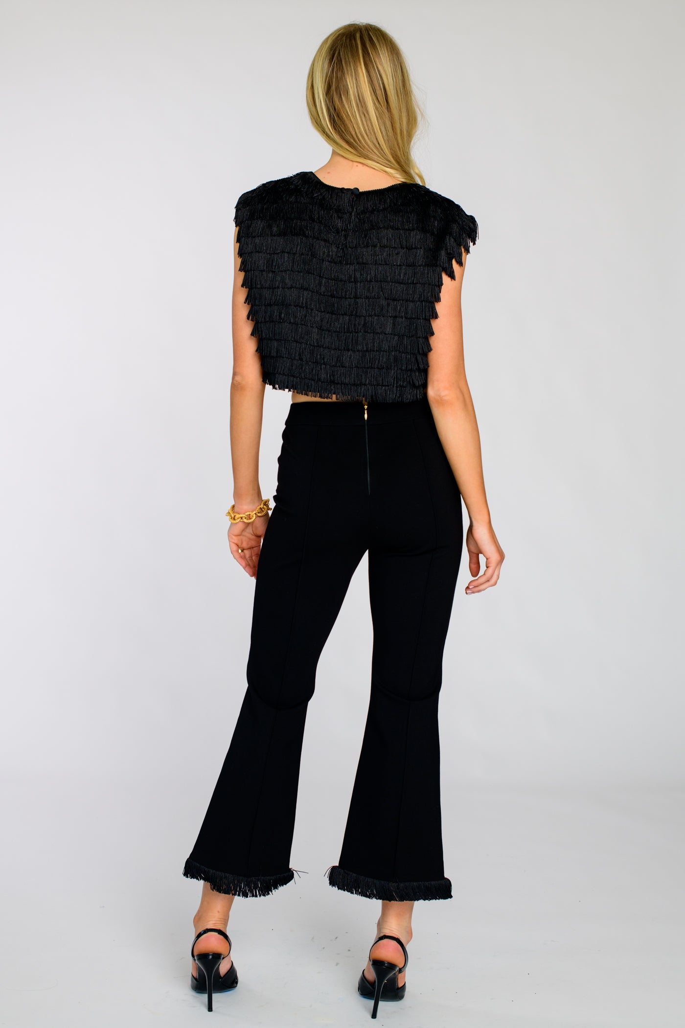 Jackie Top in Fringe – Elizabeth Ackerman Designs, LLC