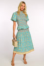 Isa Skirt in Garden Trellis