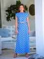 Anita Skirt in French Blue Stripe