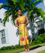 Winnifred Skirt in Tapestry Yellow