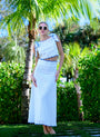 Frannie Skirt in White Eyelet