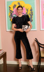Jojo Pants in Black Velvet