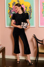 Coco Top in Black Velvet